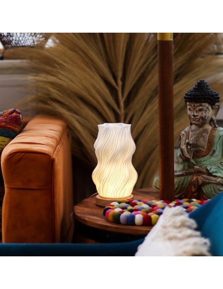 Lampe décorative moderne étoile torsadée – Lumière zen