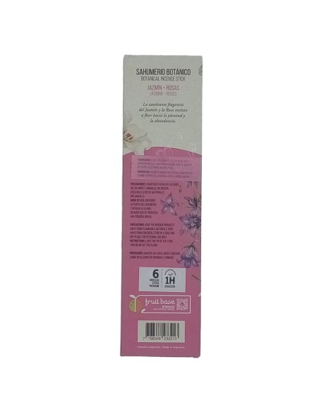 Encens botanique – Jasmin & rose