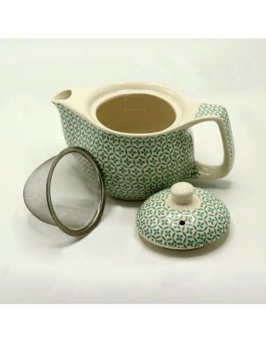 Petite théière – Mosaïque verte