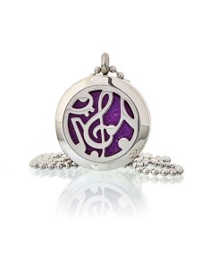 Collier diffuseur d’aromathérapie – Note musicale