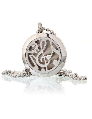 Collier diffuseur d’aromathérapie – Note musicale