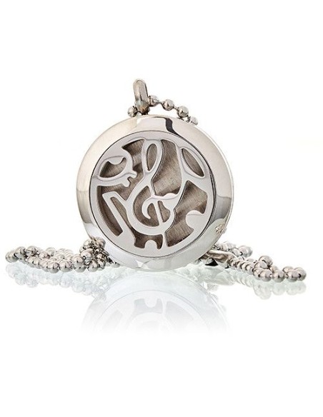Collier diffuseur d’aromathérapie – Note musicale