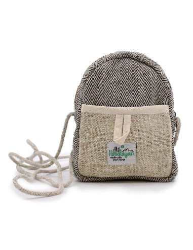 Pochette mobile en chanvre avec cordon – Couleur aléatoire