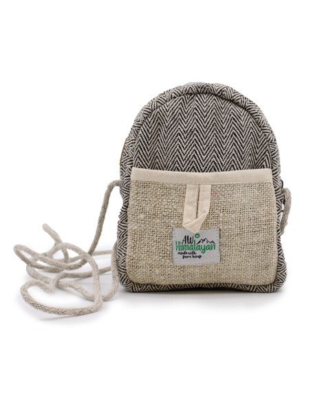 Pochette mobile en chanvre avec cordon – Couleur aléatoire