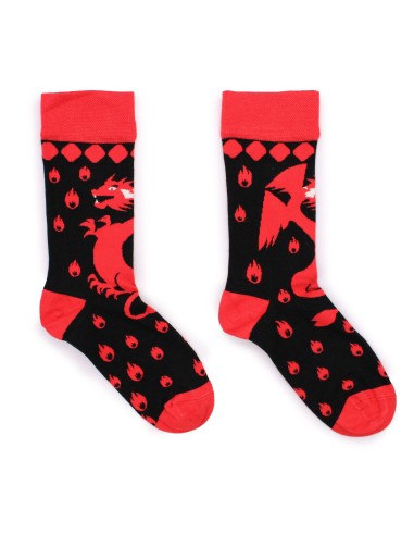 Chaussettes en bambou Hop Hare – Dragon rouge (S/M)