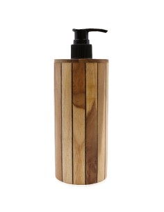 Distributeur de savon en bois de teck – Forme ronde