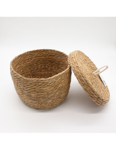 Paniers ronds avec couvercles – Organisation zen naturelle