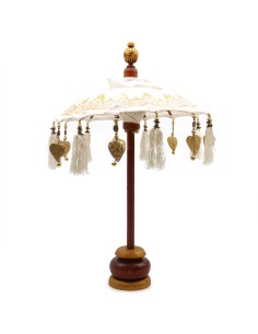 Ombrelle balinaise décorative dorée – Élégance zen