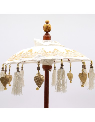 Ombrelle balinaise décorative dorée – Élégance zen