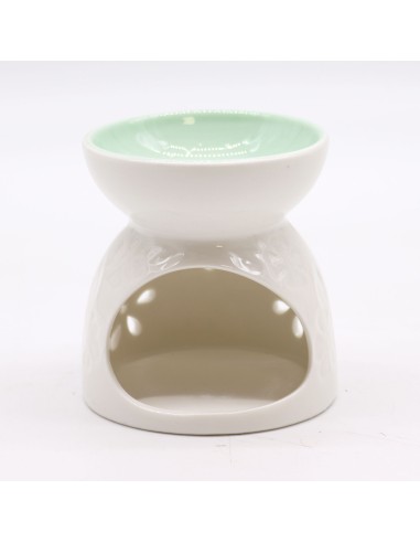 Brûle-parfum classique floral – Bleu zen