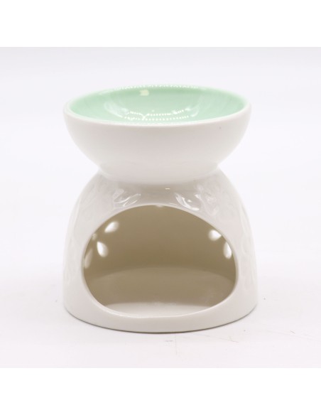 Brûle-parfum classique floral – Bleu zen