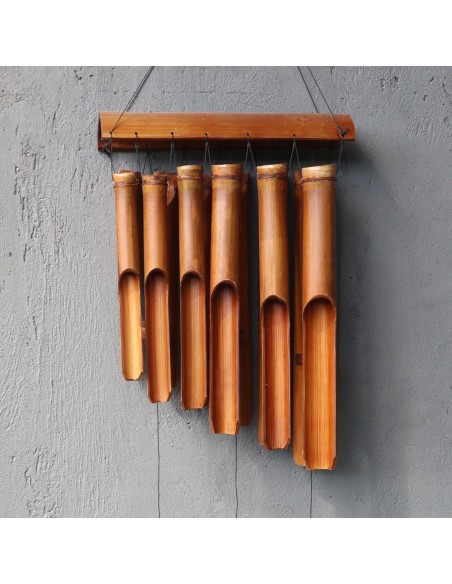 Grand carillon en bambou – Résonance naturelle zen