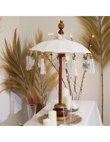 Ombrelle balinaise décorative naturelle – Zen authentique