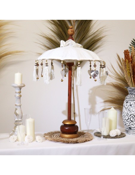 Ombrelle balinaise décorative naturelle – Zen authentique
