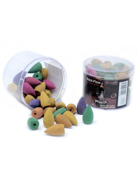 Cônes d’encens à reflux – Assortiment (env. 45)