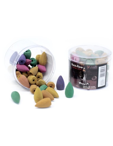Cônes d’encens à reflux – Assortiment (env. 45)