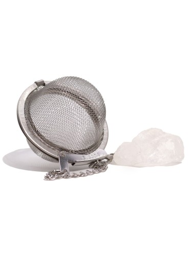 Infuseur à thé en pierres naturelles – Cristal de roche