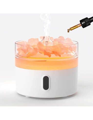 Diffuseur en sel de l’Himalaya – Effet flamme zen