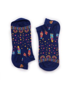 Chaussettes basses en bambou Hop Hare – Plumes d’Inde (S/M)