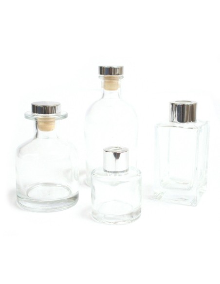 Flacon diffuseur rond – Style ancien, transparent 250ml