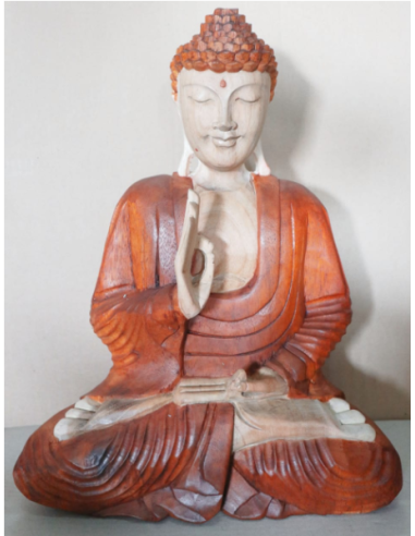 Statue de Bouddha sculptée main – Transmission spirituelle