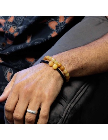 Bracelet double énergie – Aventurine jaune