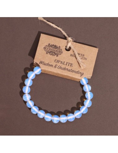 Bracelet énergétique en opalite – Douce lumière