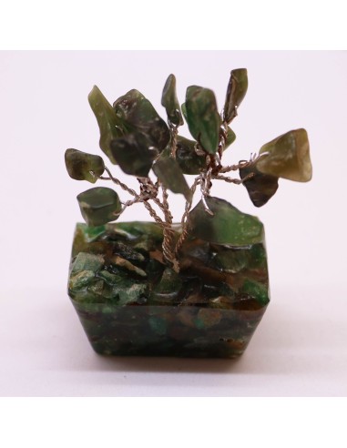 Mini arbre de pierres – Aventurine verte & orgonite