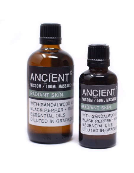 Huile de massage peau radieuse – Éclat zen