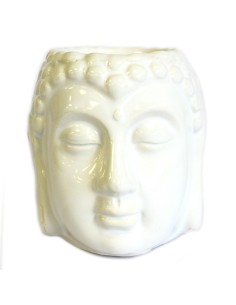 Brûle-parfum Bouddha – Blanc zen