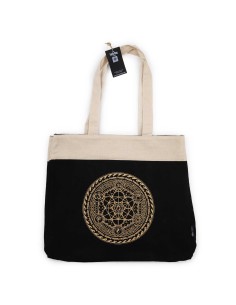 Sac tote extra?grand en coton stonewashed – Chakra de la liberté