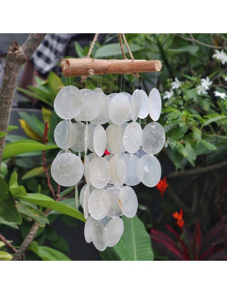 Carillon en bois – Croix perle zen