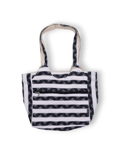 Sac jacquard naturel – Atlas nomade «?Muse voyageuse?»