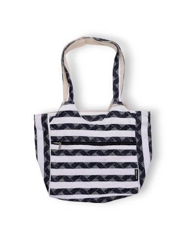 Sac jacquard naturel – Atlas nomade «?Muse voyageuse?»