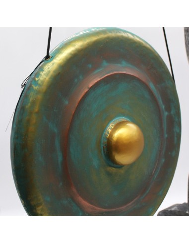 Gong de méditation moyen avec support