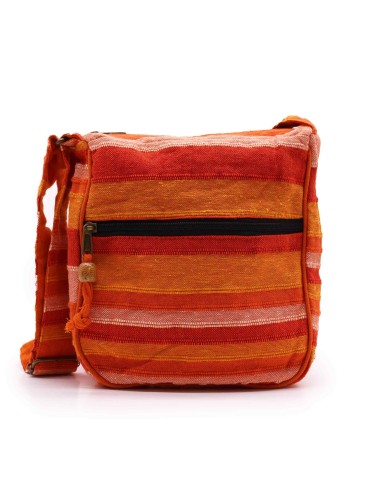 Sac bandoulière du Népal – Aurore orange