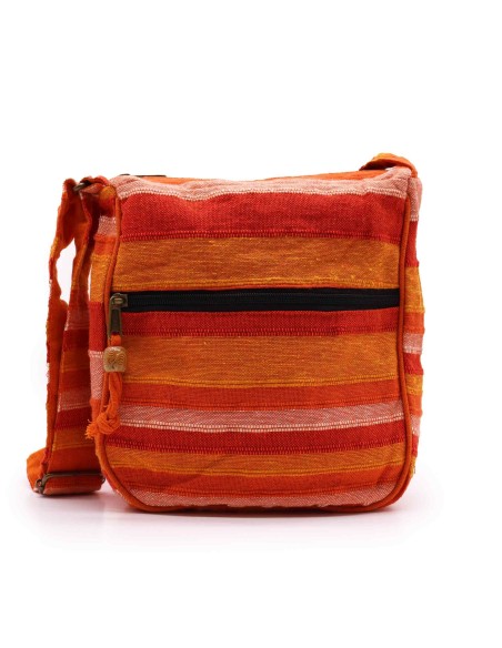 Sac bandoulière du Népal – Aurore orange