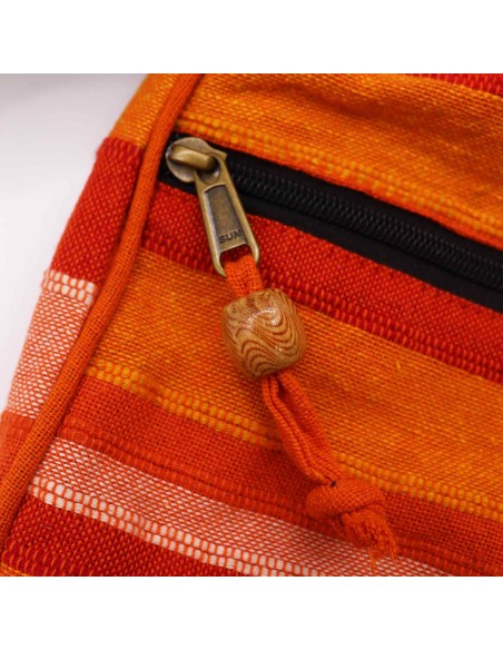 Sac bandoulière du Népal – Aurore orange