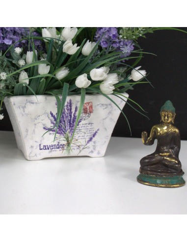Mini Bouddha assis – Geste de bénédiction