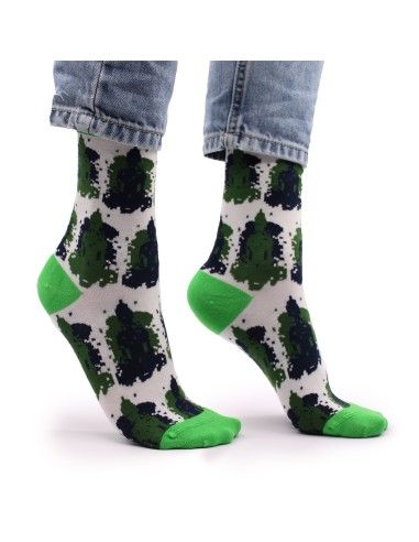 Chaussettes en bambou Hop Hare – Bouddha de Bali (S/M)
