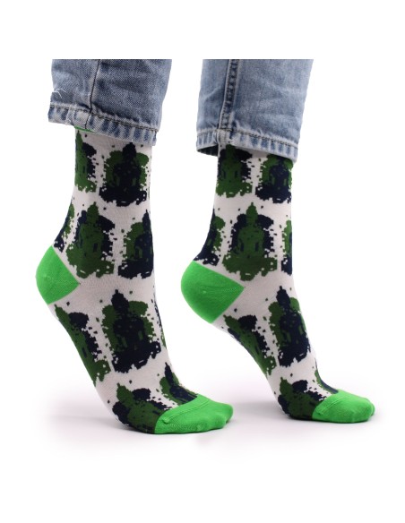 Chaussettes en bambou Hop Hare – Bouddha de Bali (S/M)