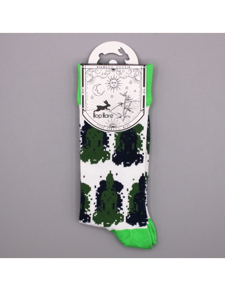 Chaussettes en bambou Hop Hare – Bouddha de Bali (S/M)