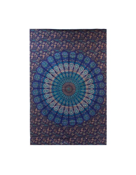 Colcha en coton Mandala classique – Harmonie intérieure