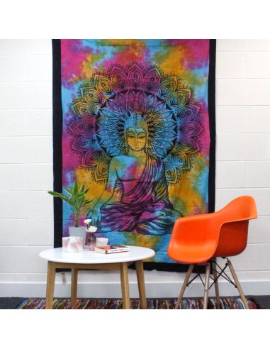 Colcha en coton Mandala classique – Harmonie intérieure