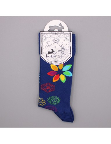 Chaussettes en bambou Hop Hare – Chakra Arc-en-ciel (S/M)