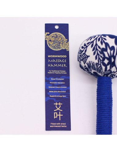 Marteau de massage à l’armoise – Bleu zen
