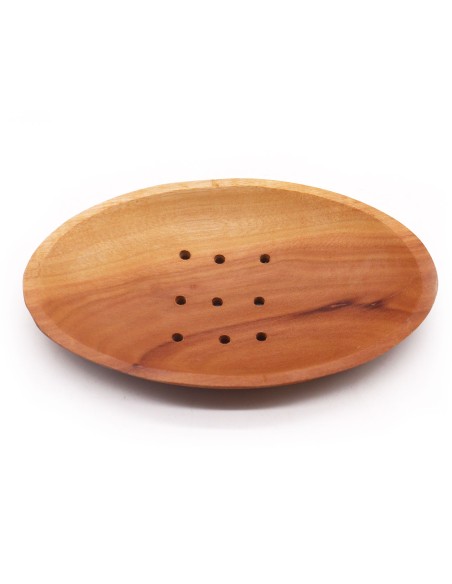 Porte-savon classique en acajou – Ovale