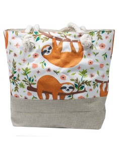 Sac shopper à anses en corde – Paresseux