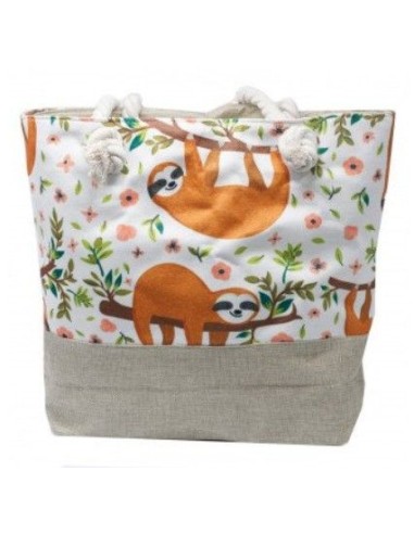 Sac shopper à anses en corde – Paresseux