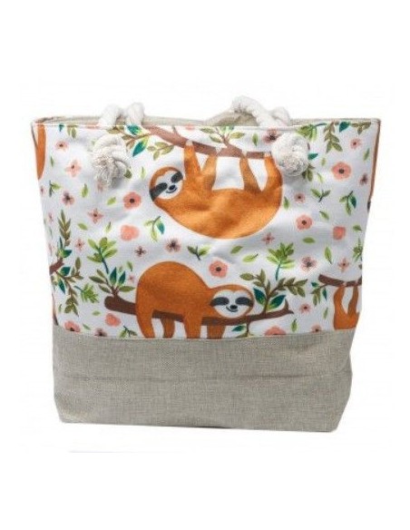 Sac shopper à anses en corde – Paresseux